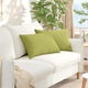 Vidaxl sofa kussens 2 pcs lichtgroen 60 x 40 cm stof