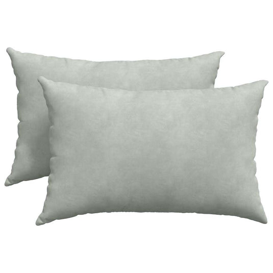 Vidaxl sofa kussens 2 stuks lichtgrijs 60 x 40 cm cordstof