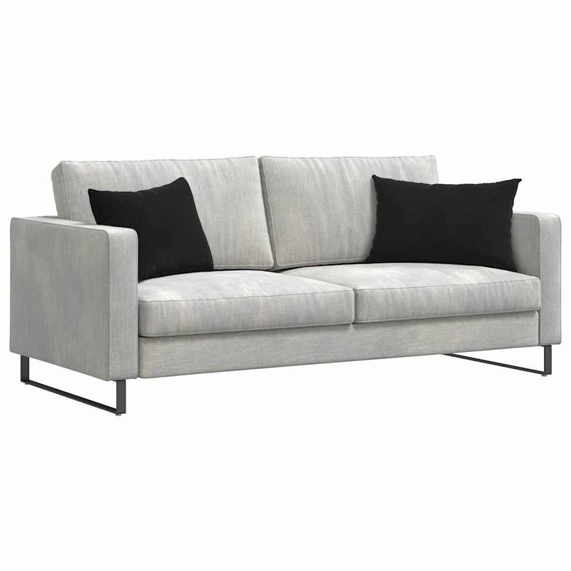 Chargez l'image dans la visionneuse de la galerie, Vidaxl sofa kussens 2 stuks zwart 60 x 40 cm cordstof
