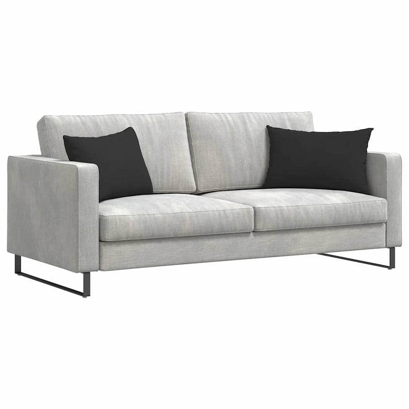 ギャラリービューアに画像をロードする, Vidaxl sofa kussens 2 stuks zwart 60 x 40 cm stof
