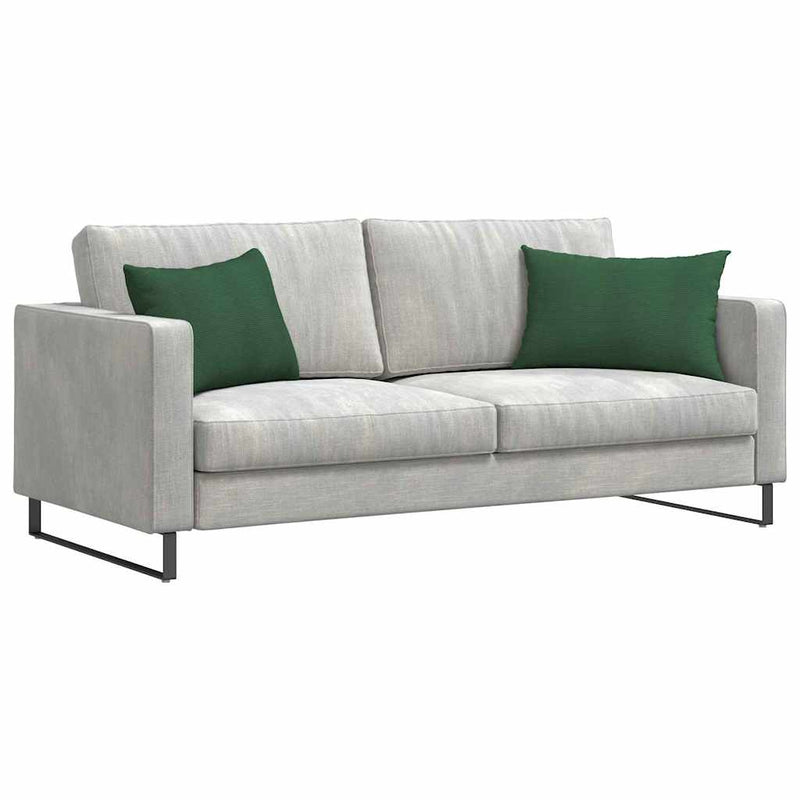 Afbeelding laden in galerijviewer, Vidaxl sofa kussens 2 stuks donkergroen 60 x 40 cm cordstof
