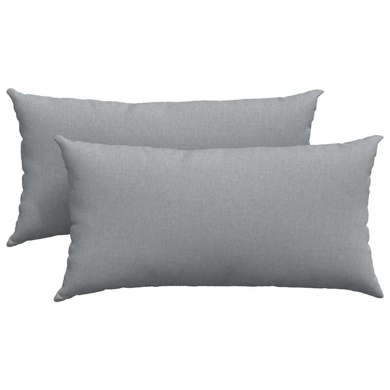 ギャラリービューアに画像をロードする, Vidaxl sofa kussens 2 pcs lichtgrijs 80 x 40 cm stof
