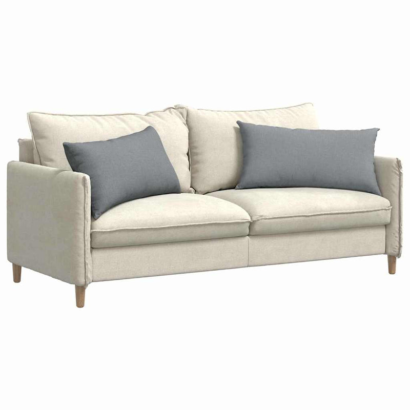 ギャラリービューアに画像をロードする, Vidaxl sofa kussens 2 pcs lichtgrijs 80 x 40 cm stof
