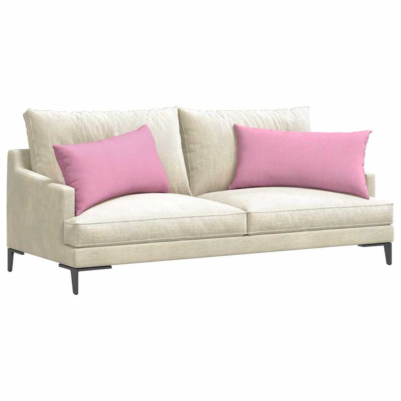 Chargez l'image dans la visionneuse de la galerie, Vidaxl sofa kussens 2 pcs roze 80 x 40 cm stof
