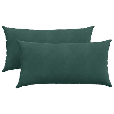 Vidaxl sofa kussens 2 stuks donkergroen 80 x 40 cm cordstof