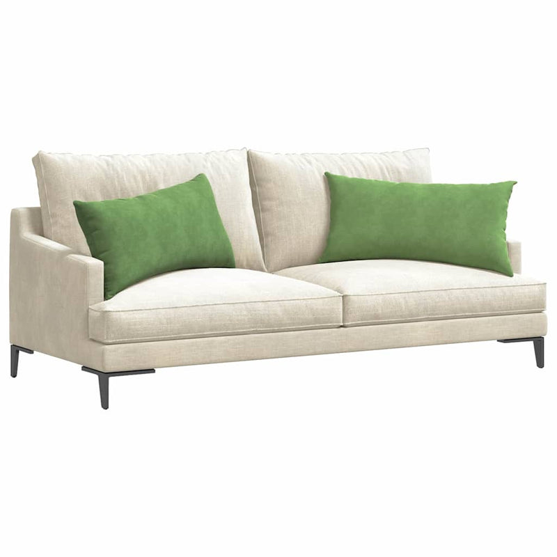 Chargez l'image dans la visionneuse de la galerie, Vidaxl sofa kussens 2 stuks lichtgroen 80 x 40 cm cordstof
