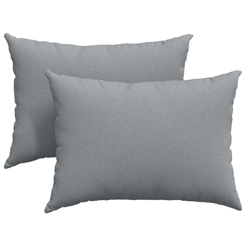 Chargez l'image dans la visionneuse de la galerie, Vidaxl sofa kussens 2 pcs lichtgrijs 70 x 50 cm stof
