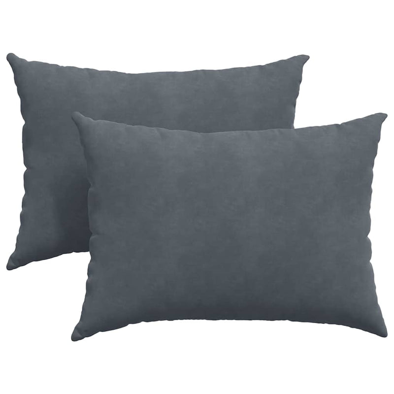 Afbeelding laden in galerijviewer, Vidaxl sofa kussens 2 stuks donkergrijs 70 x 50 cm cordstof
