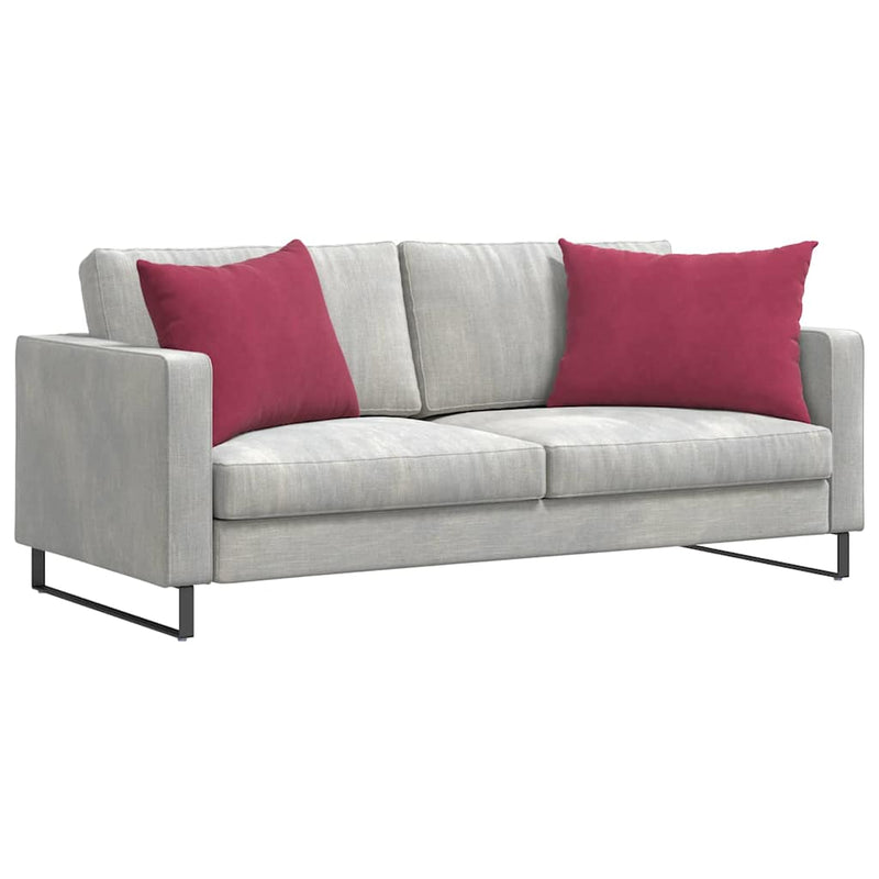 Afbeelding laden in galerijviewer, Vidaxl sofa kussens 2 stuks wijnrood 70 x 50 cm cordstof

