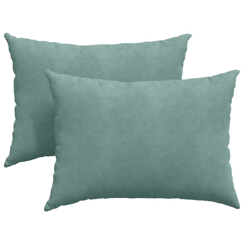 Afbeelding laden in galerijviewer, Vidaxl sofa kussens 2 stuks zeegroen 70 x 50 cm cordstof
