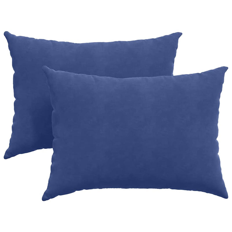 Afbeelding laden in galerijviewer, Vidaxl sofa kussens 2 stuks politieblauw 70 x 50 cm cordstof
