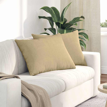 Vidaxl sofa kussens 2 stuks grijs groen 70 x 50 cm cordstof