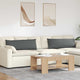 Vidaxl sofa kussens 2 pcs donkergrijs 120 x 40 cm stof