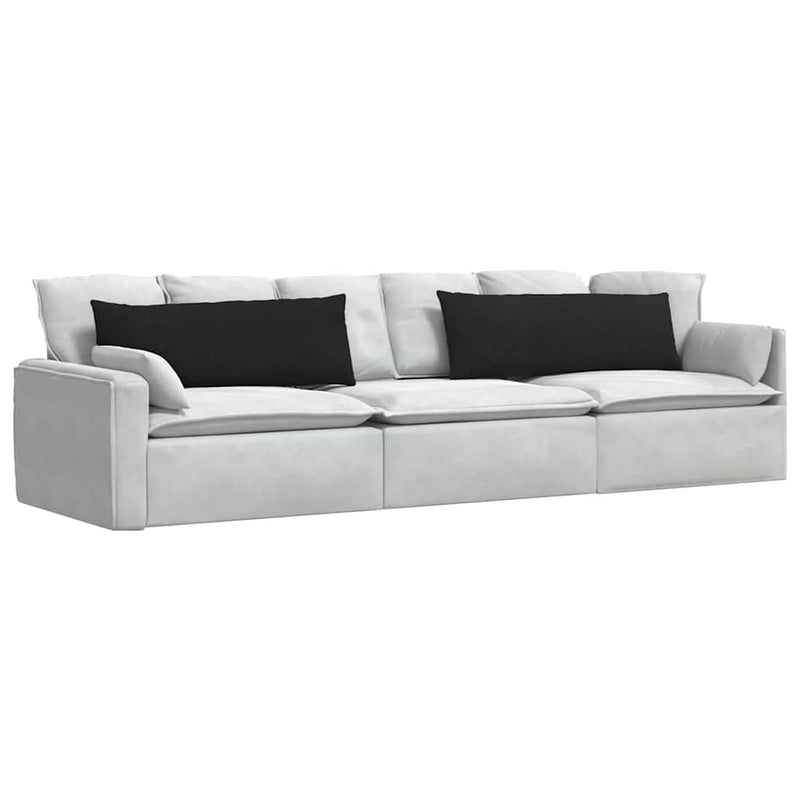 Afbeelding laden in galerijviewer, Vidaxl sofa kussens 2 pcs zwart 120 x 40 cm stof
