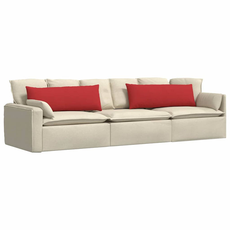 Chargez l'image dans la visionneuse de la galerie, Vidaxl sofa kussens 2 pcs rood 120 x 40 cm stof
