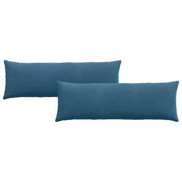 Vidaxl sofa kussens 2 stuks blauw 120 x 40 cm cordstof