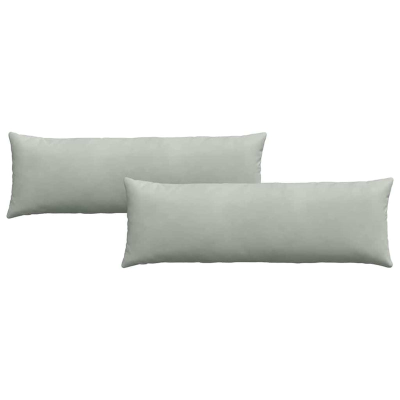 Afbeelding laden in galerijviewer, Vidaxl sofa kussens 2 stuks lichtgrijs 120 x 40 cm cordstof
