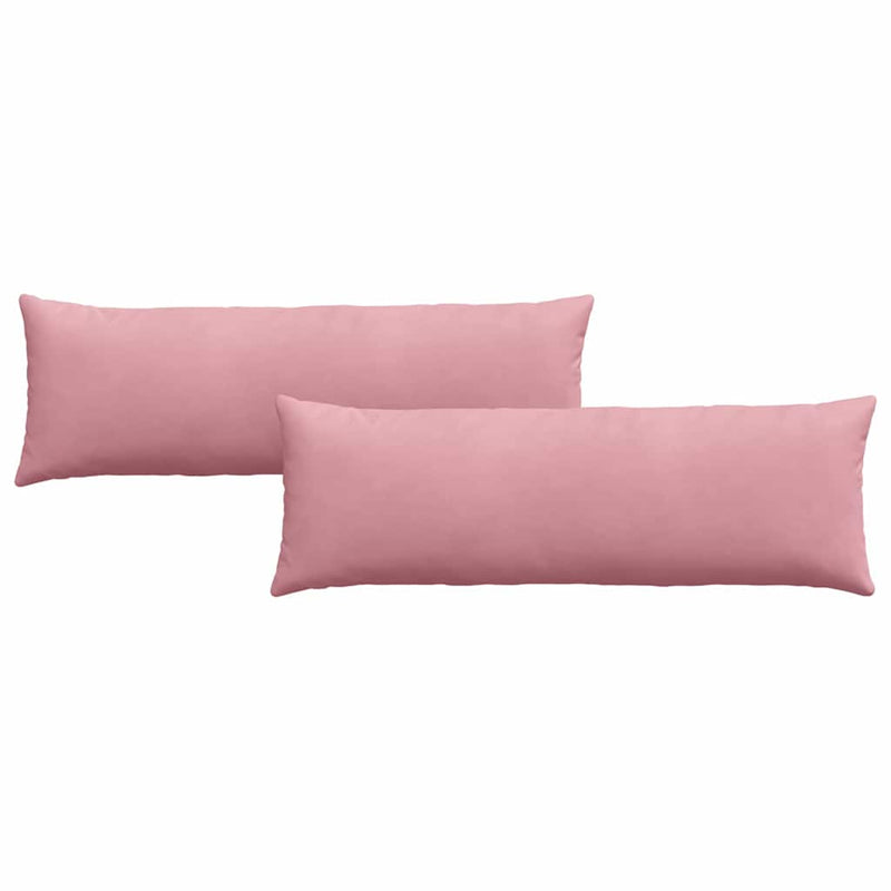 Afbeelding laden in galerijviewer, Vidaxl sofa kussens 2 stuks roze 120 x 40 cm cordstof
