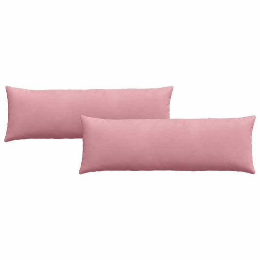 Vidaxl sofa kussens 2 stuks roze 120 x 40 cm cordstof