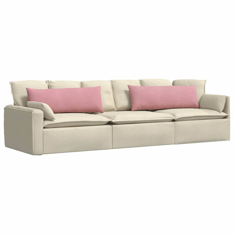Afbeelding laden in galerijviewer, Vidaxl sofa kussens 2 stuks roze 120 x 40 cm cordstof
