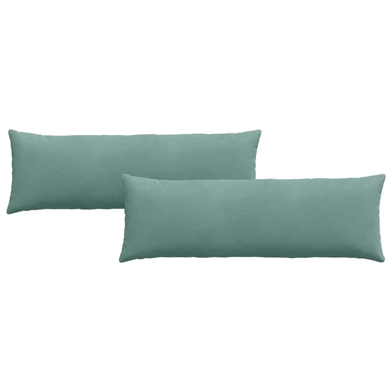 Afbeelding laden in galerijviewer, Vidaxl sofa kussens 2 stuks zeegroen 120 x 40 cm cordstof
