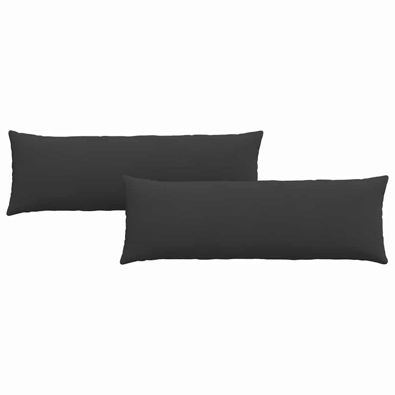 Afbeelding laden in galerijviewer, Vidaxl sofa kussens 2 stuks zwart 120 x 40 cm stof
