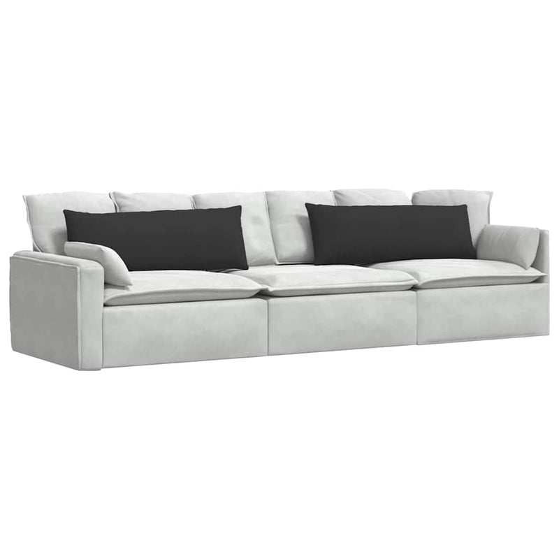 Afbeelding laden in galerijviewer, Vidaxl sofa kussens 2 stuks zwart 120 x 40 cm stof
