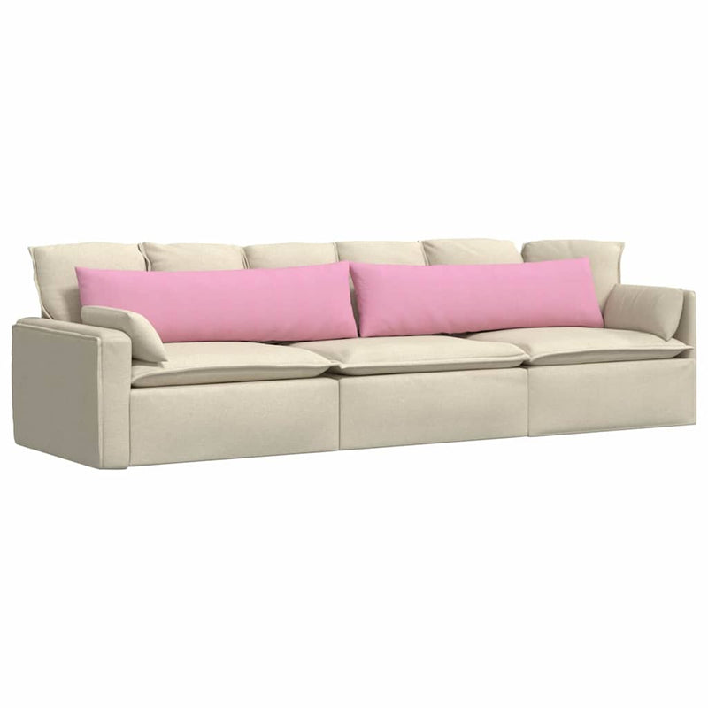 Chargez l'image dans la visionneuse de la galerie, Vidaxl sofa kussens 2 pcs roze 145 x 40 cm stof
