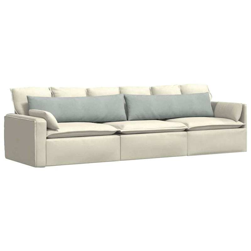 Afbeelding laden in galerijviewer, Vidaxl sofa kussens 2 stuks lichtgrijs 145 x 40 cm cordstof

