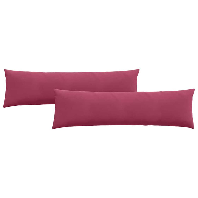 Afbeelding laden in galerijviewer, Vidaxl sofa kussens 2 stuks wijnrood 145 x 40 cm cordstof
