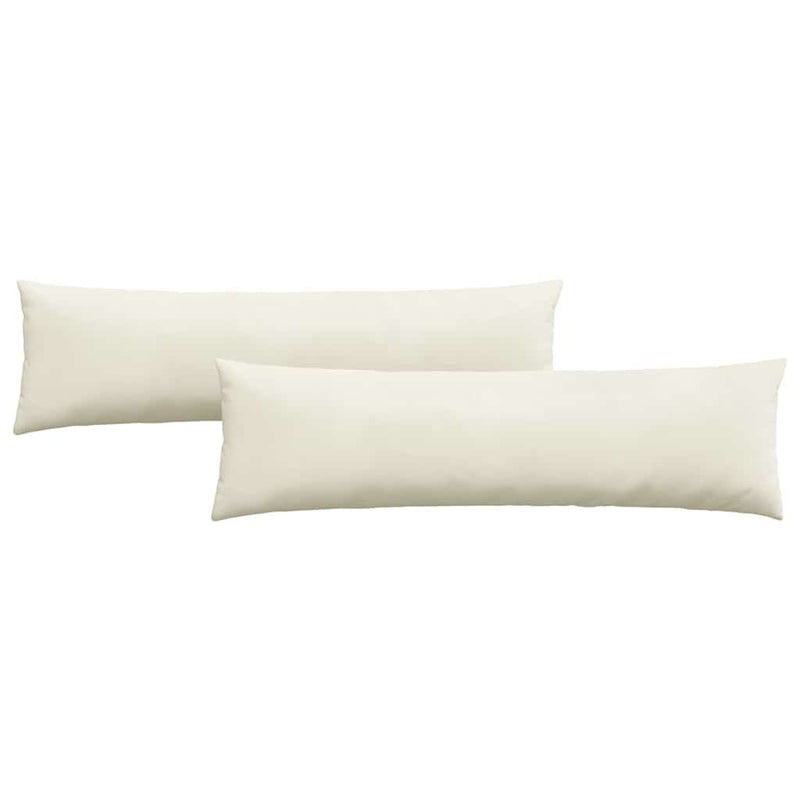 Afbeelding laden in galerijviewer, Vidaxl sofa kussens 2 stuks crème 145 x 40 cm cordstof
