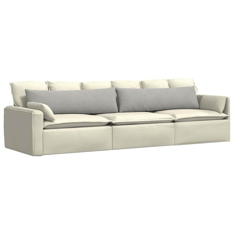 ギャラリービューアに画像をロードする, Vidaxl sofa kussens 2 stuks lichtgrijs 145 x 40 cm stof
