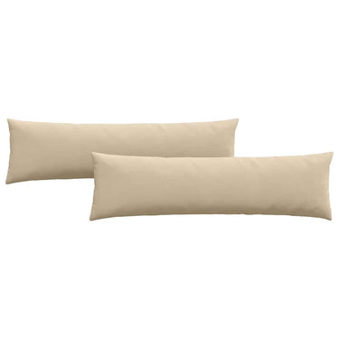 Vidaxl sofa kussens 2 stuks crème 145 x 40 cm stof