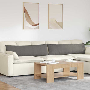 Vidaxl sofa kussens 2 stuks lichtgrijs 145 x 40 cm cordstof