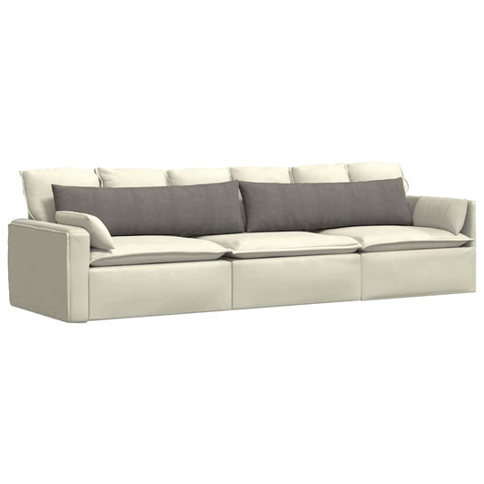 Vidaxl sofa kussens 2 stuks lichtgrijs 145 x 40 cm cordstof
