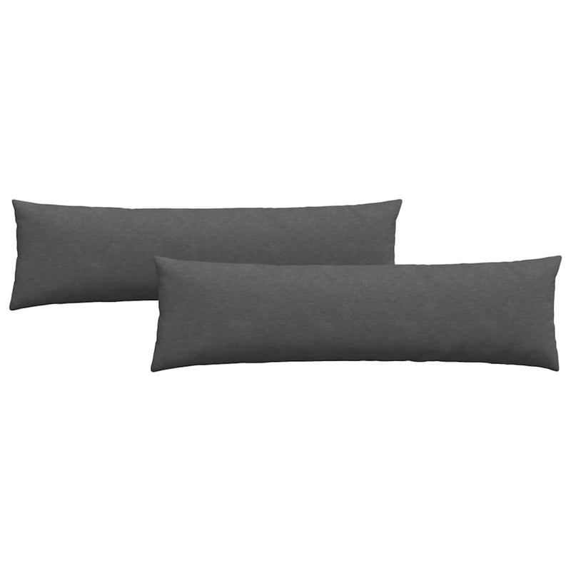 ギャラリービューアに画像をロードする, Vidaxl sofa kussens 2 stuks donkergrijs 145 x 40 cm cordstof
