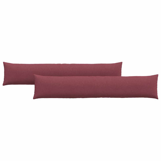 Vidaxl sofa kussens 2 pcs wijnrood 200 x 40 cm stof
