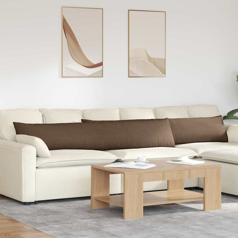 ギャラリービューアに画像をロードする, Vidaxl sofa kussens 2 pcs bruin 200 x 40 cm stof
