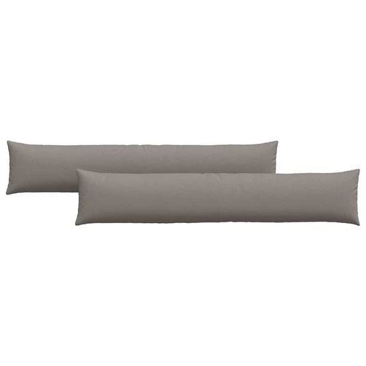 Vidaxl sofa kussens 2 st stof taupe 200 x 40 cm