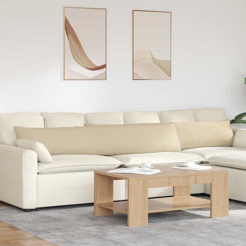 ギャラリービューアに画像をロードする, Vidaxl sofa kussens 2 pcs crème 200 x 40 cm stof
