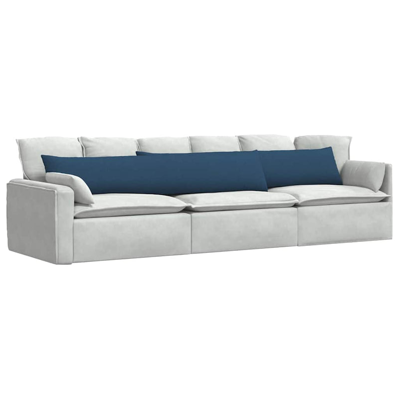 ギャラリービューアに画像をロードする, Vidaxl sofa kussens 2 pcs blauw 200 x 40 cm stof

