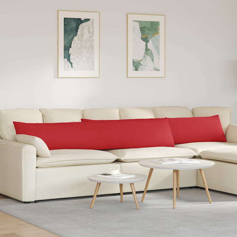 ギャラリービューアに画像をロードする, Vidaxl sofa kussens 2 pcs rood 200 x 40 cm stof
