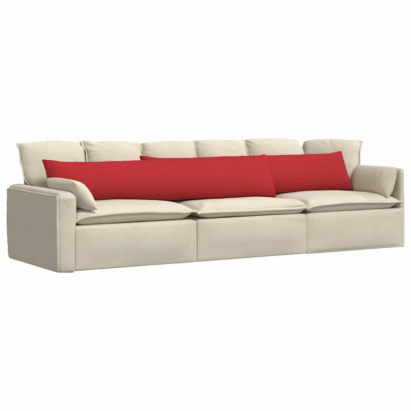 ギャラリービューアに画像をロードする, Vidaxl sofa kussens 2 pcs rood 200 x 40 cm stof
