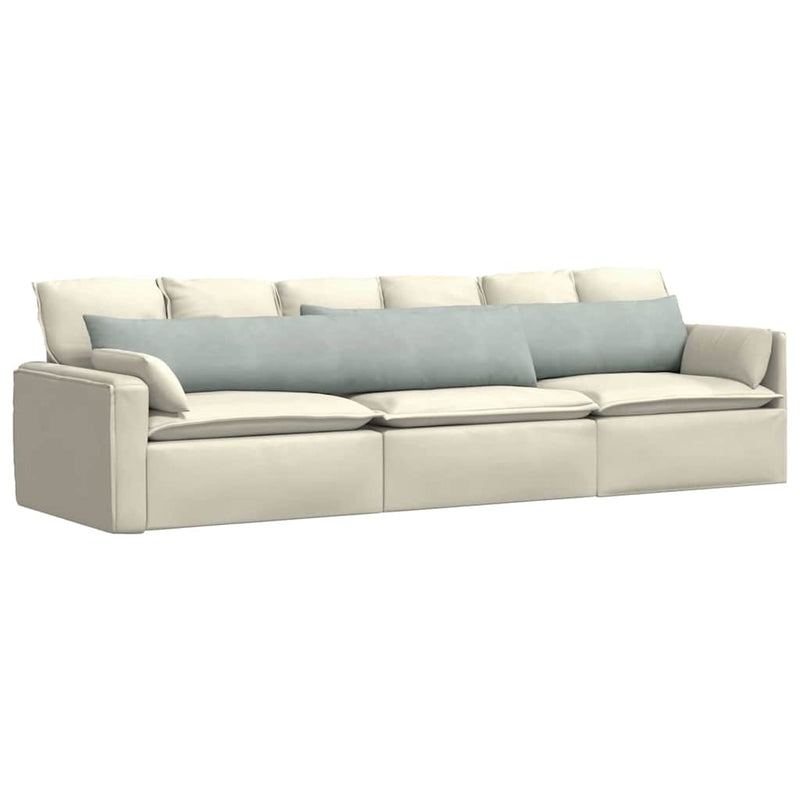 Afbeelding laden in galerijviewer, Vidaxl sofa kussens 2 stuks lichtgrijs 200 x 40 cm cordstof

