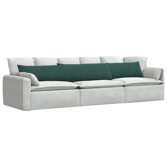 Vidaxl sofa kussens 2 stuks donkergroen 200 x 40 cm cordstof