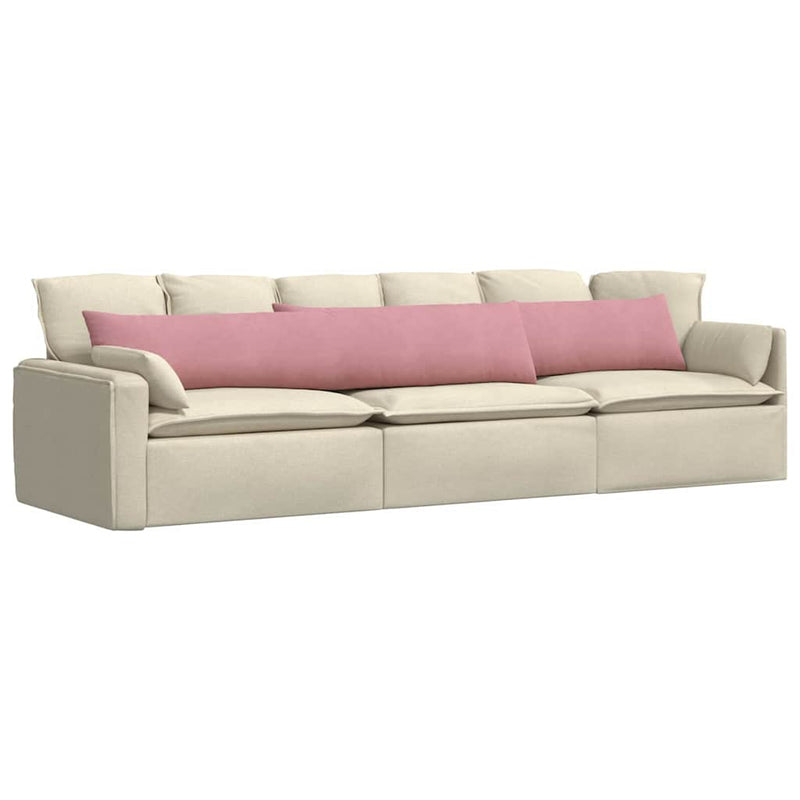 ギャラリービューアに画像をロードする, Vidaxl sofa kussens 2 stuks roze 200 x 40 cm cordstof
