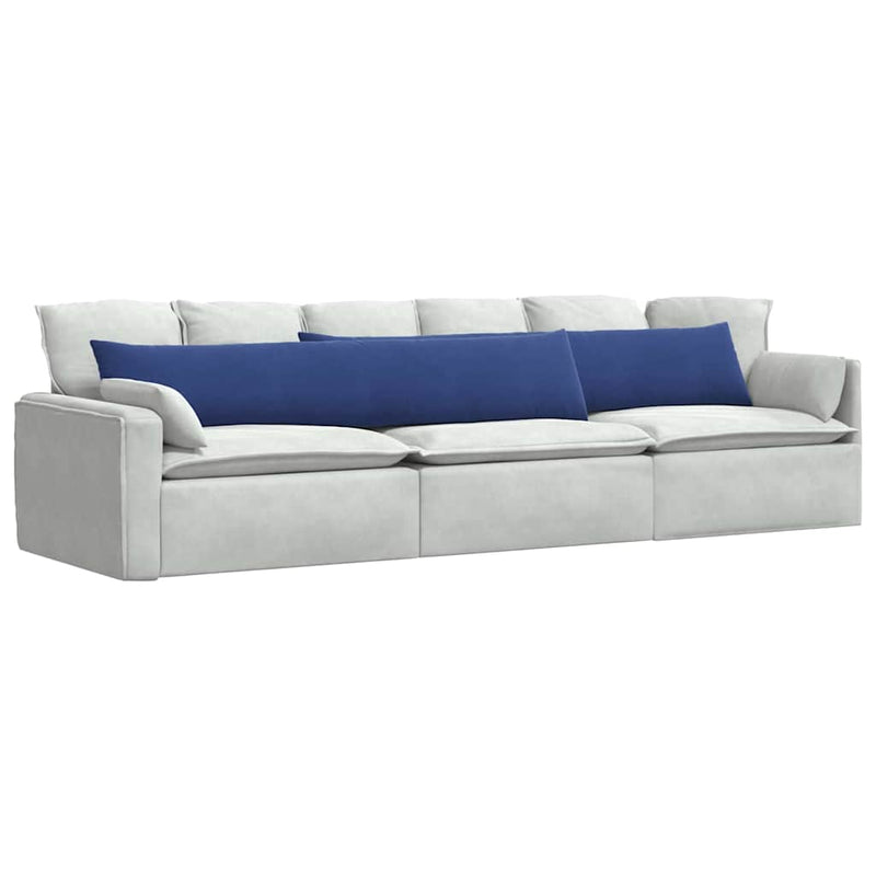 ギャラリービューアに画像をロードする, Vidaxl sofa kussens 2 stuks politieblauw 200 x 40 cm cordstof
