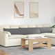 Vidaxl sofa kussens 2 stuks donkergrijs 200 x 40 cm stof
