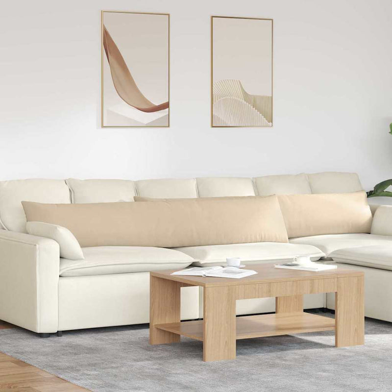 Chargez l'image dans la visionneuse de la galerie, Vidaxl sofa kussens 2 stuks crème 200 x 40 cm stof
