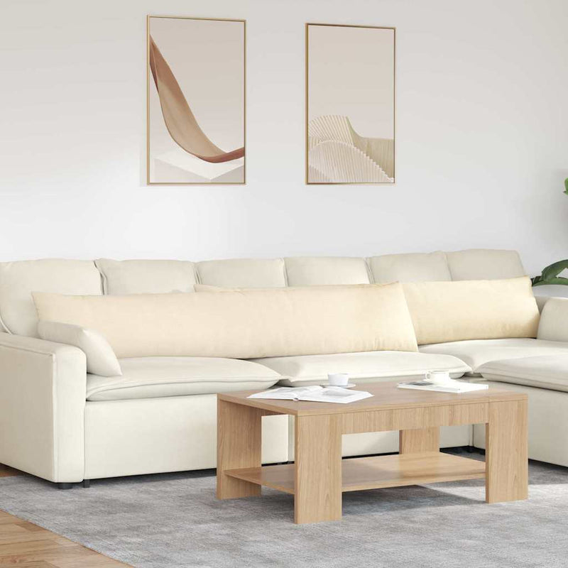 ギャラリービューアに画像をロードする, Vidaxl sofa kussens 2 stuks crème 200 x 40 cm cordstof
